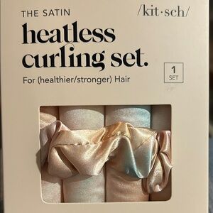 Kitsch Satin Heatless Curling Set in Pastel Hues